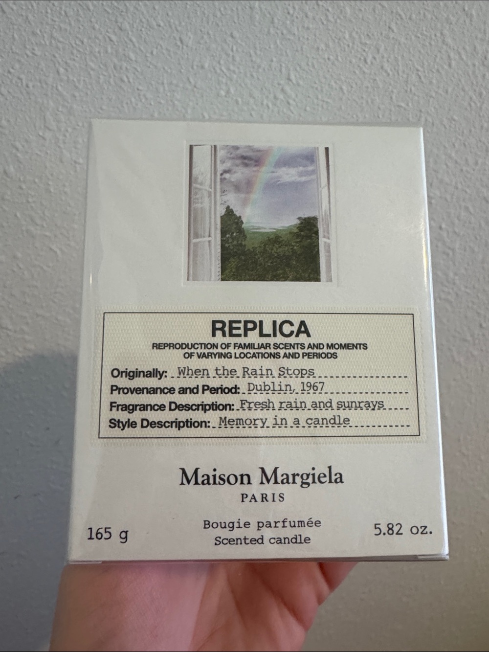Maison Margiela Replica 'When the Rain Stops' Scented Candle - NWT